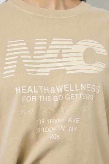 NACピグメントプリントTシャツ 詳細画像