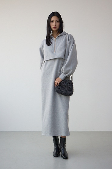 ラメシャギーメタルハンドルバッグ 詳細画像