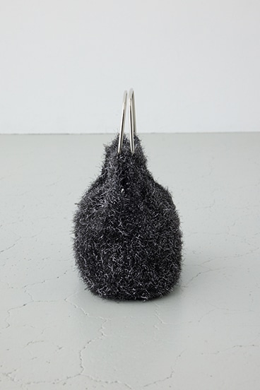 ラメシャギーメタルハンドルバッグ 詳細画像