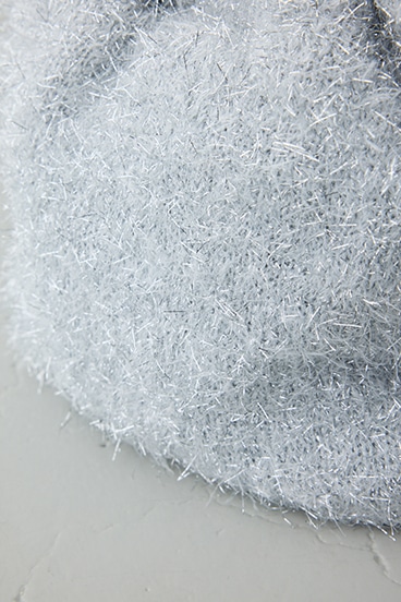 ラメシャギーメタルハンドルバッグ 詳細画像