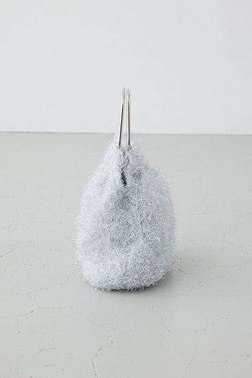 ラメシャギーメタルハンドルバッグ 詳細画像