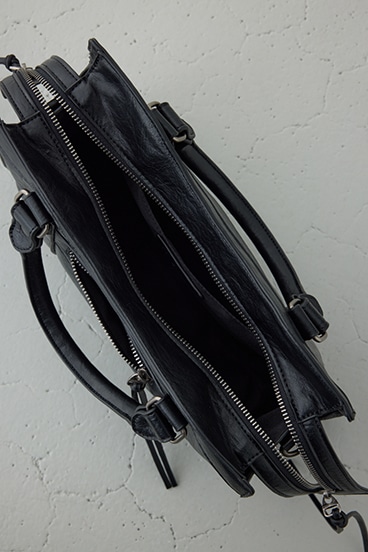 フェイクレザーハンドバッグ 詳細画像