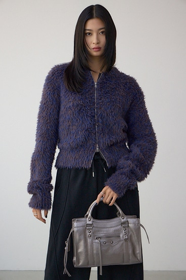 フェイクレザーハンドバッグ 詳細画像