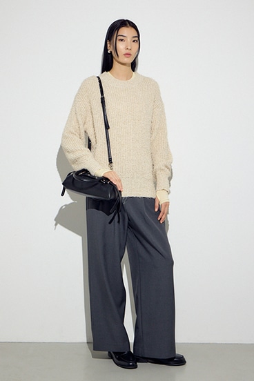 ベルトデザインレクタングルハンドバッグ 詳細画像