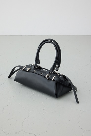 ベルトデザインレクタングルハンドバッグ 詳細画像