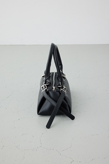 ベルトデザインレクタングルハンドバッグ 詳細画像