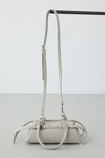 ベルトデザインレクタングルハンドバッグ 詳細画像