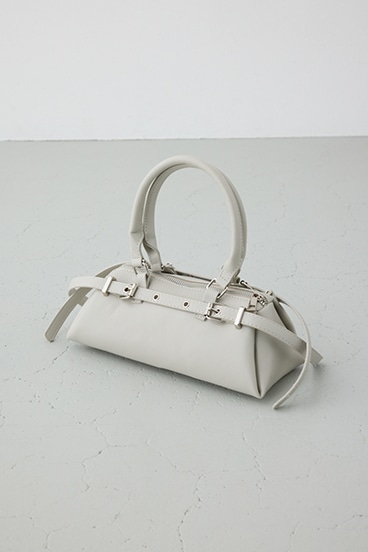 ベルトデザインレクタングルハンドバッグ 詳細画像