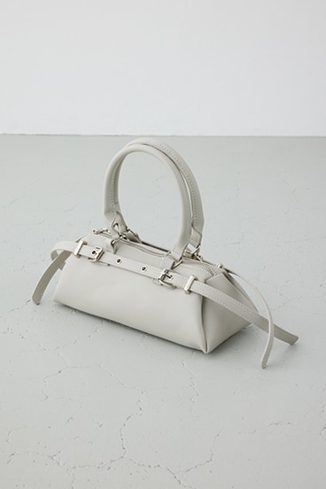 ベルトデザインレクタングルハンドバッグ 詳細画像