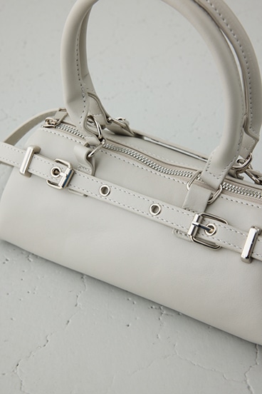 ベルトデザインレクタングルハンドバッグ 詳細画像