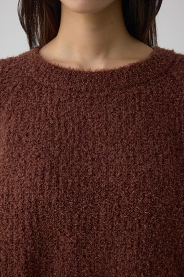 ラメシャギーニットトップス 詳細画像