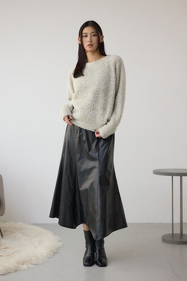 ラメシャギーニットトップス 詳細画像