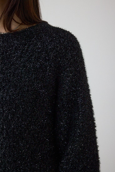 ラメシャギーニットワンピース 詳細画像