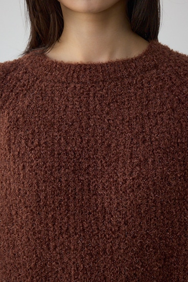 ラメシャギーニットワンピース 詳細画像