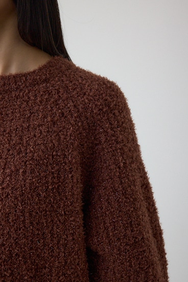 ラメシャギーニットワンピース 詳細画像