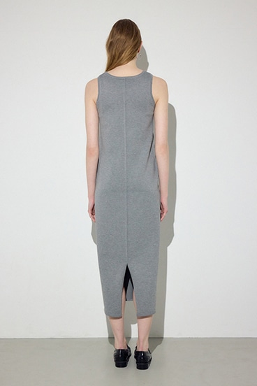 Wジップシャギーカーデセットニットワンピース 詳細画像