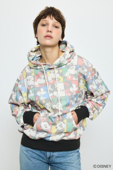 AD総柄グラフィックパーカー / MICKEY 詳細画像