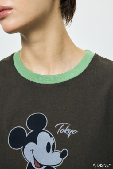 ADプリント半袖リンガーT / MICKEY 詳細画像