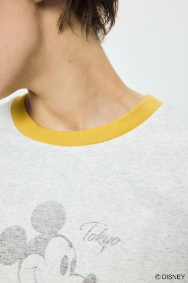 ADプリント半袖リンガーT / MICKEY 詳細画像