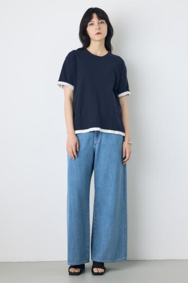 AZUL DENIM 甘撚りバギーパンツ 詳細画像