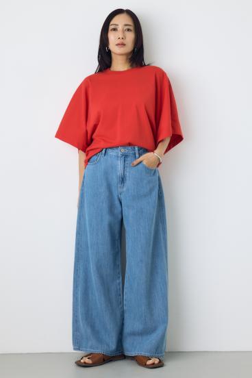 AZUL DENIM 甘撚りバギーパンツ 詳細画像
