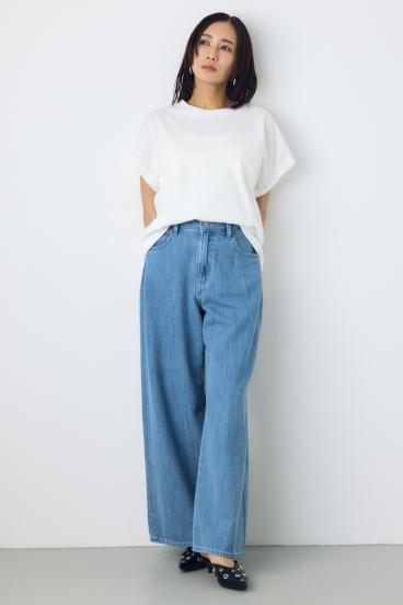 AZUL DENIM 甘撚りバギーパンツ 詳細画像