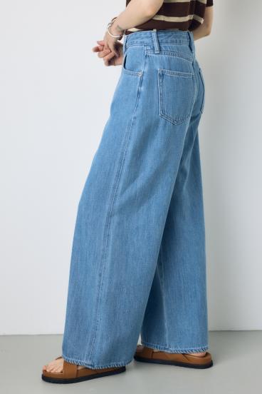 AZUL DENIM 甘撚りバギーパンツ 詳細画像