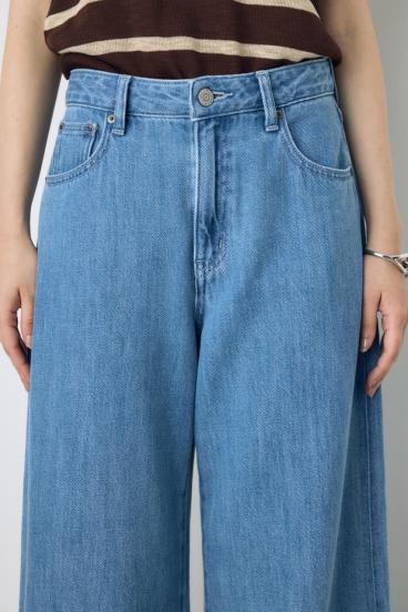 AZUL DENIM 甘撚りバギーパンツ 詳細画像