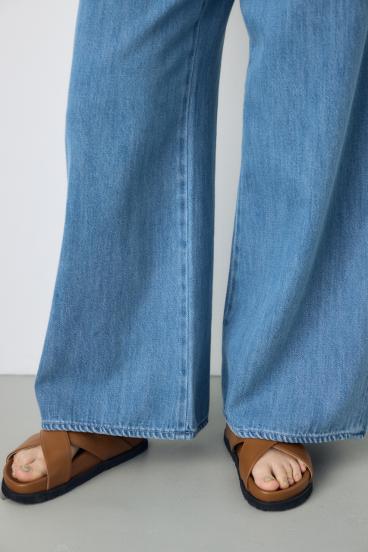 AZUL DENIM 甘撚りバギーパンツ 詳細画像