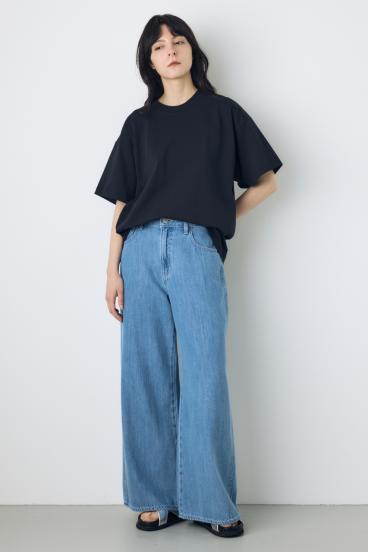 AZUL DENIM 甘撚りバギーパンツ 詳細画像