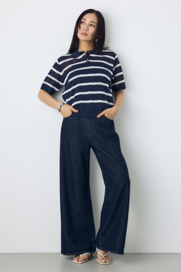 AZUL DENIM 甘撚りバギーパンツ 詳細画像