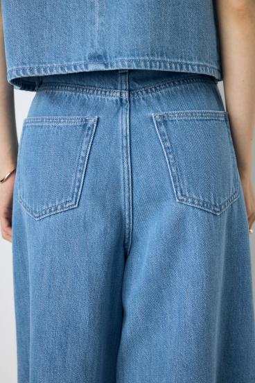 AZUL DENIM 甘撚りハーフパンツ 詳細画像