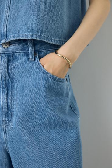 AZUL DENIM 甘撚りハーフパンツ 詳細画像