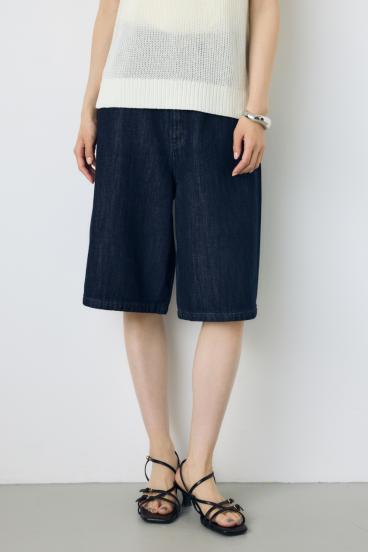 AZUL DENIM 甘撚りハーフパンツ 詳細画像