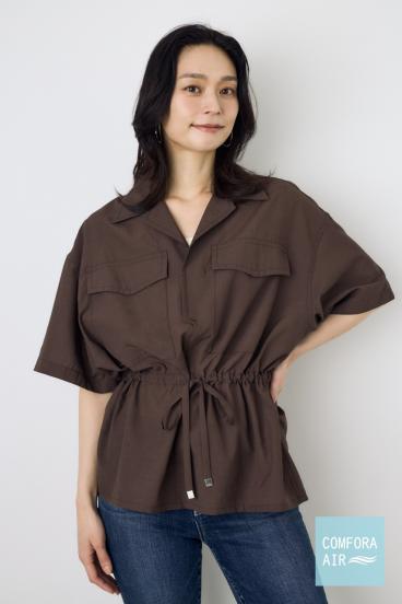 COMFORA AIRウエストマークブラウス