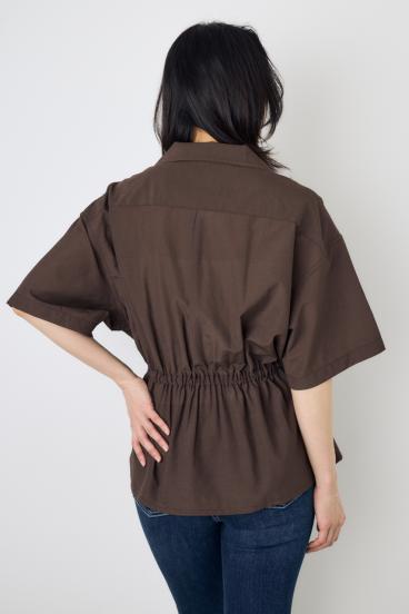 COMFORA AIRウエストマークブラウス 詳細画像