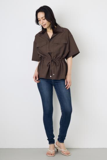 COMFORA AIRウエストマークブラウス 詳細画像