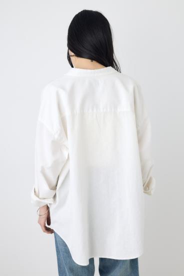 フレンチリネンCOOLMAXアーバンリラックスシャツ 詳細画像