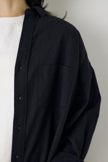 フレンチリネンCOOLMAXアーバンリラックスシャツ 詳細画像