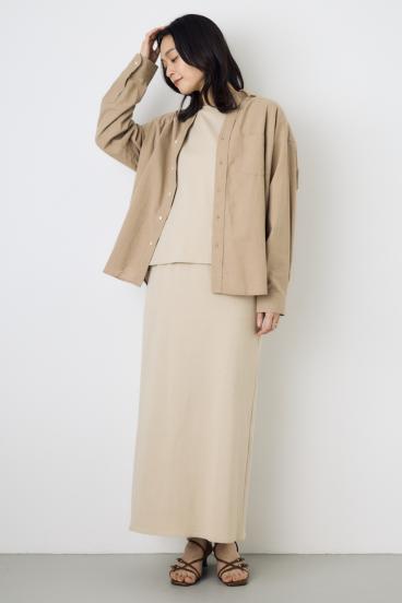 フレンチリネンCOOLMAXアーバンリラックスシャツ 詳細画像