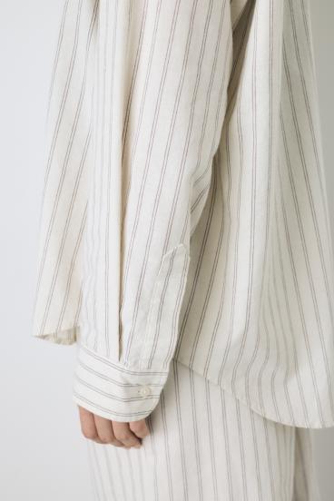 フレンチリネンCOOLMAXアーバンリラックスシャツ 詳細画像