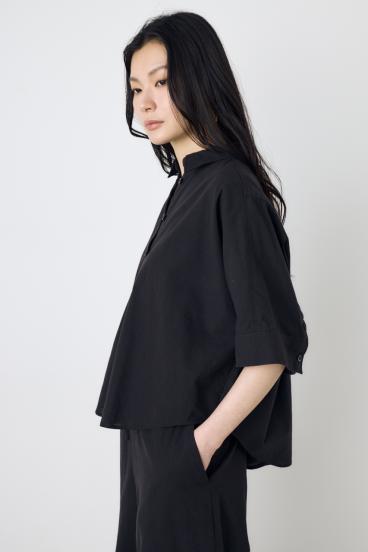 フレンチリネンCOOLMAXショートドルマンシャツ 詳細画像