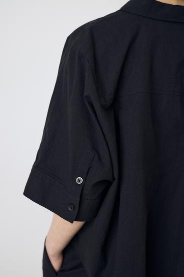 フレンチリネンCOOLMAXショートドルマンシャツ 詳細画像