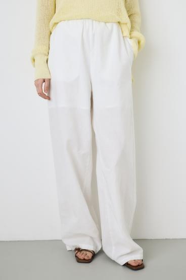 フレンチリネンCOOLMAXイージーパンツ 詳細画像