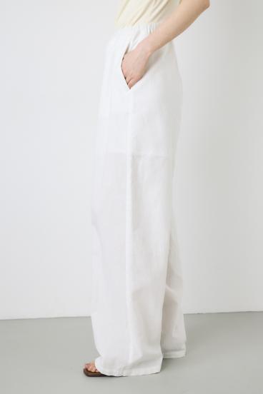 フレンチリネンCOOLMAXイージーパンツ 詳細画像
