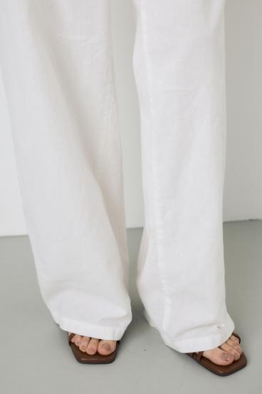 フレンチリネンCOOLMAXイージーパンツ 詳細画像