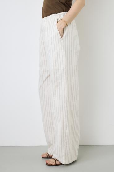 フレンチリネンCOOLMAXイージーパンツ 詳細画像