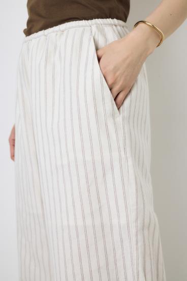 フレンチリネンCOOLMAXイージーパンツ 詳細画像