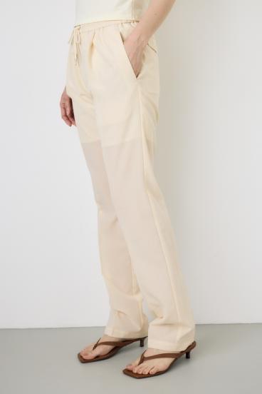 COMFORA AIRピンタックテーパードパンツ 詳細画像