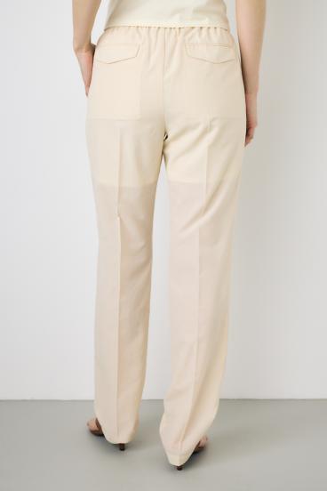 COMFORA AIRピンタックテーパードパンツ 詳細画像